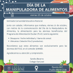 Día de la manipuladora de alimentos